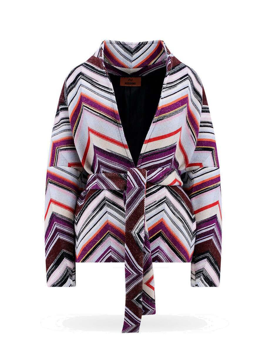 M Missoni Orange Down Filled Puffer Jacket - Small