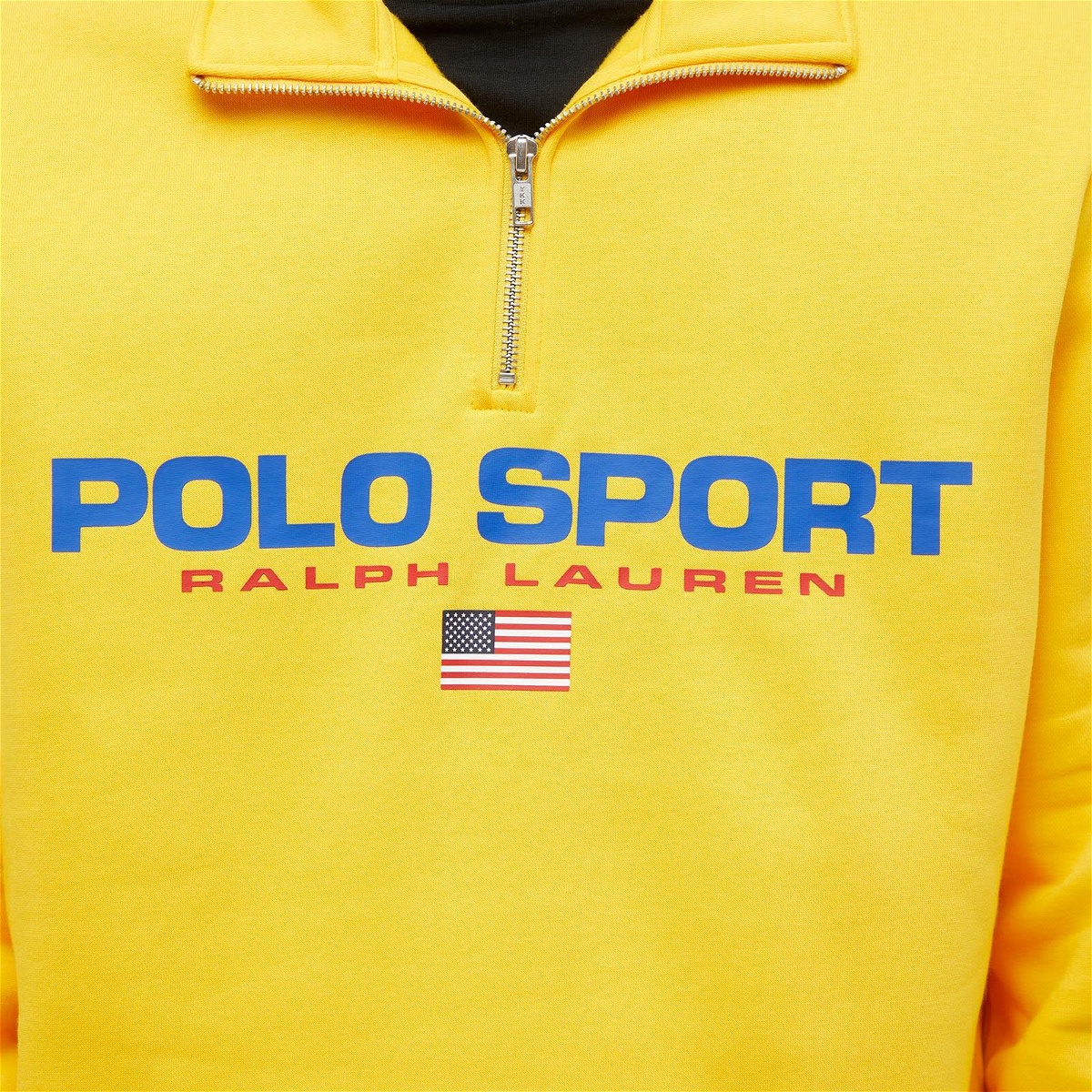 Polo Ralph Lauren Men's Polo Sport Quarter Zip in Coast Guard Yellow ...