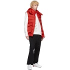 Y-3 Red Down Classic Puffy Vest