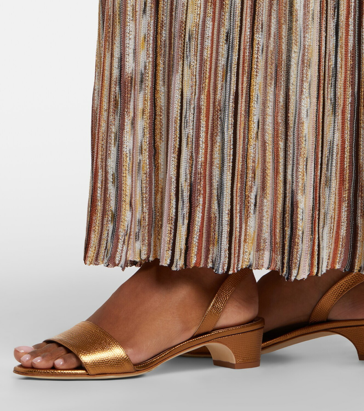 Manolo Blahnik Patopia leather slingback sandals