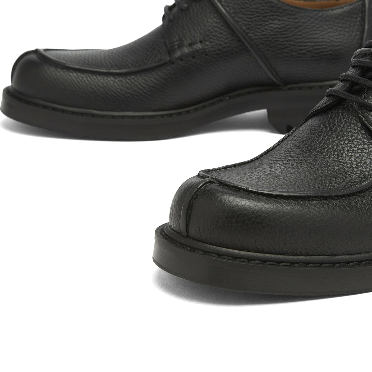 Dries Van Noten Men's Leather Derby Shoes in Black