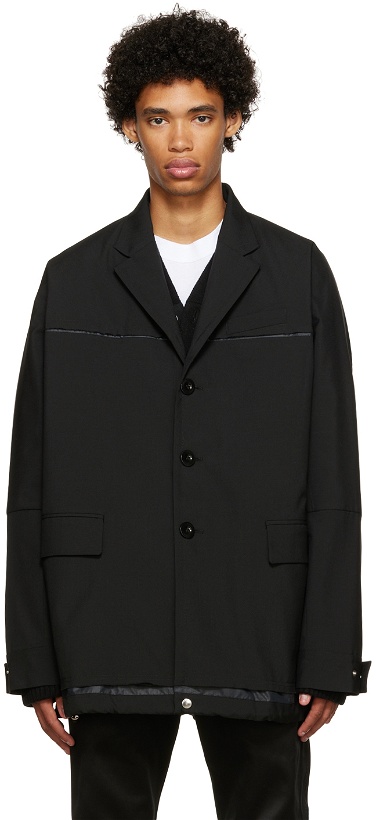 Photo: sacai Black Suiting Coat