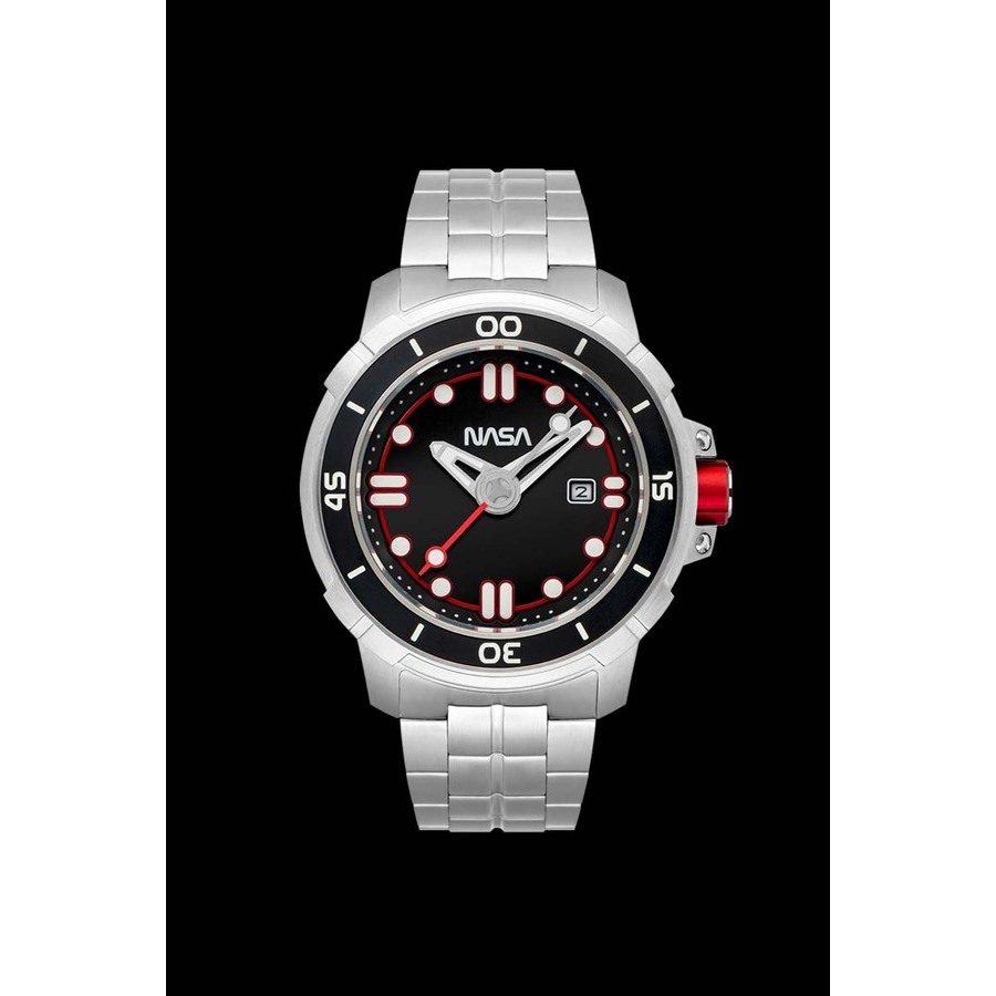 Nubeo Nasa Black Dial Mens Watch NB-6052-11
