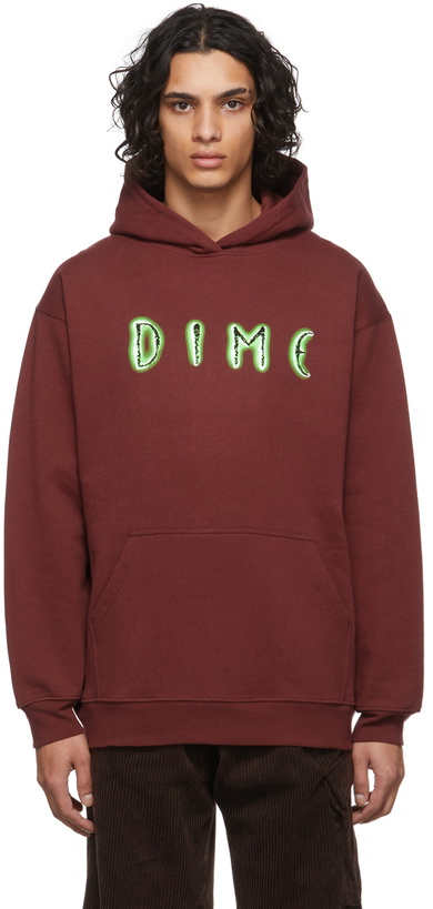 Photo: Dime Burgundy Sil Hoodie