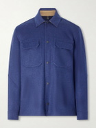 SEASE - Wool-Blend Overshirt - Blue