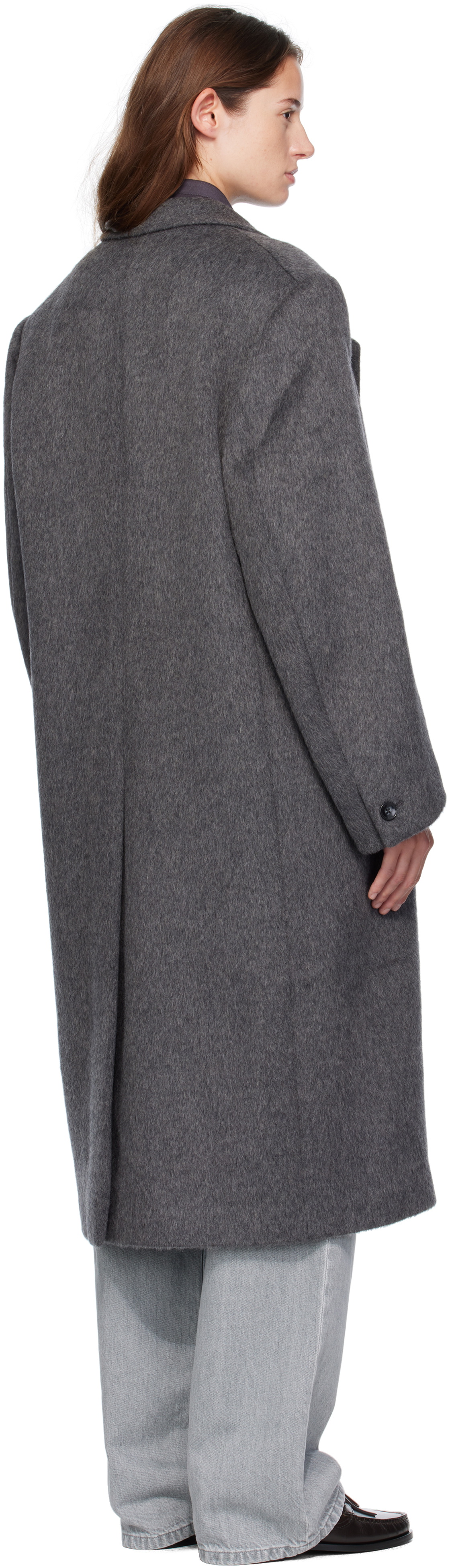 Carter Young Gray Hewitt Wool Coat