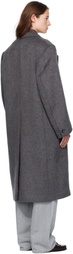 Carter Young Gray Hewitt Wool Coat