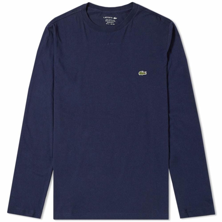 Photo: Lacoste Long Sleeve Classic Tee Blue