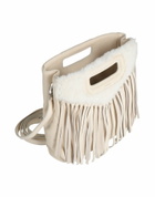Maje Womens Handbag Cream