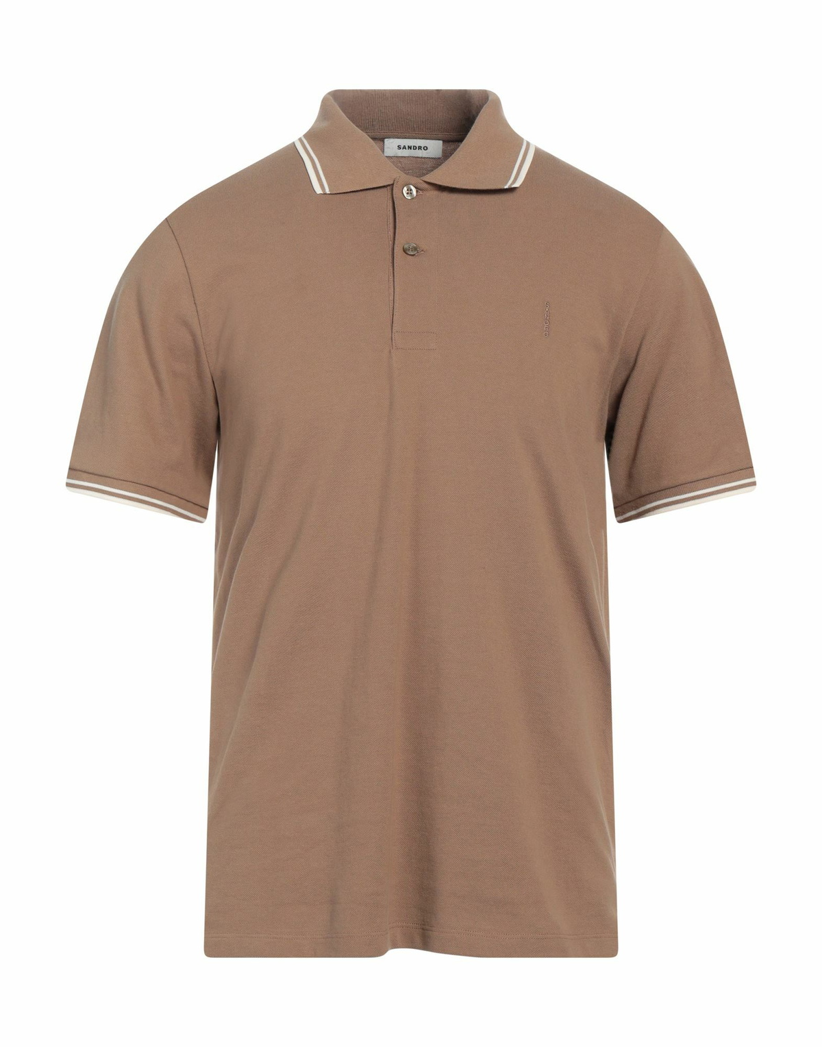 Sandro Mens Polo shirt Camel