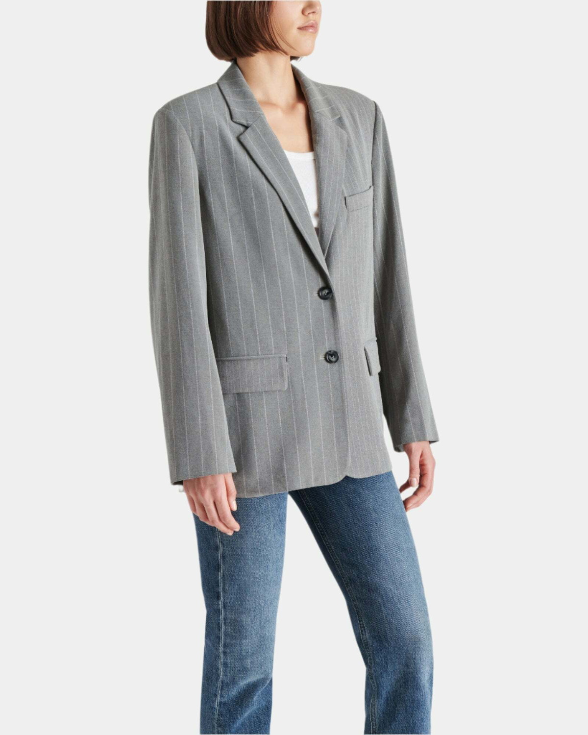 Steve Madden Noellie Blazer in Grey