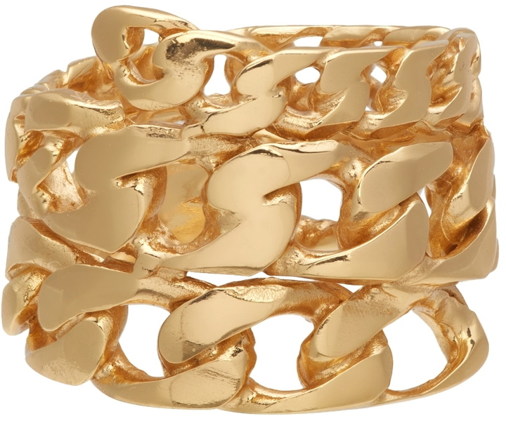 Photo: Emanuele Bicocchi Gold Spiral Chain Ring