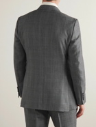 Kingsman - Prince Of Wales Checked Wool Suit Jacket - Gray