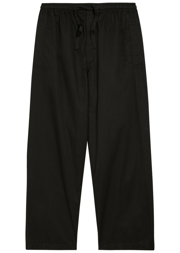 Photo: Lemaire Barrel-leg Cotton Trousers Black
