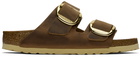 Birkenstock Brown Narrow Arizona Big Buckle Sandals