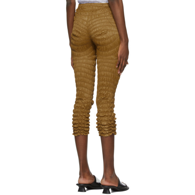 Gauntlett Cheng SSENSE Exclusive Brown Elasticated Contour Leggings