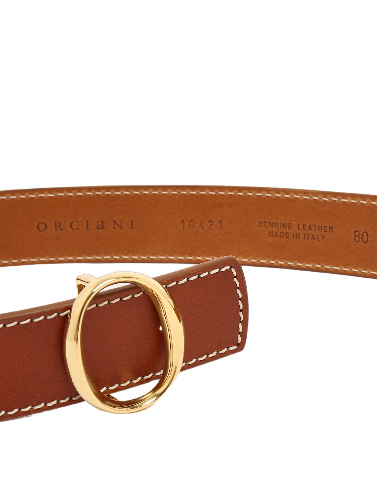 Orciani Cintura In Pelle Bull Belt