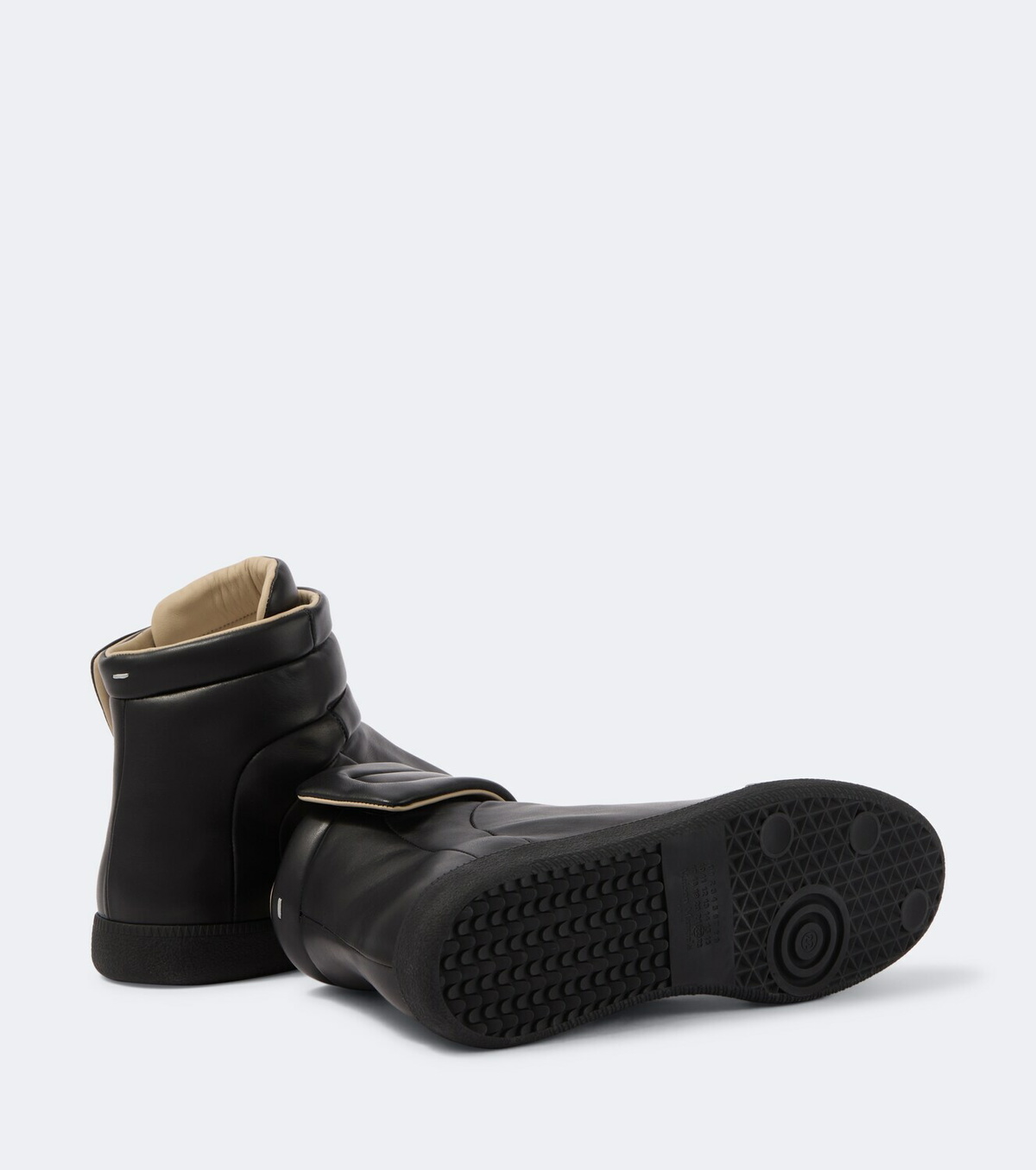 Maison Margiela Future leather high-top sneakers
