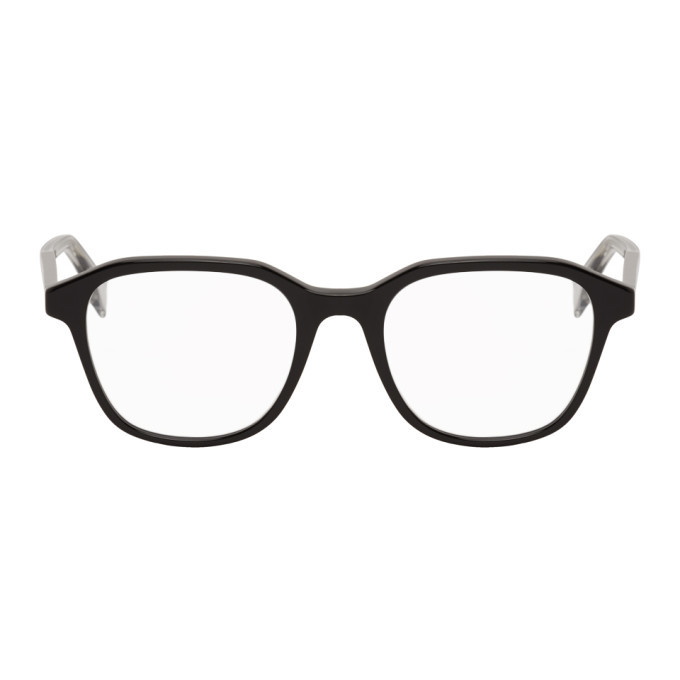 Photo: Fendi Black Oval Modified Glasses