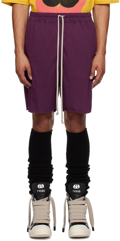 Photo: Rick Owens SSENSE Exclusive Purple KEMBRA PFAHLER Edition Shorts