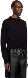 Marni Black Cropped Sweater