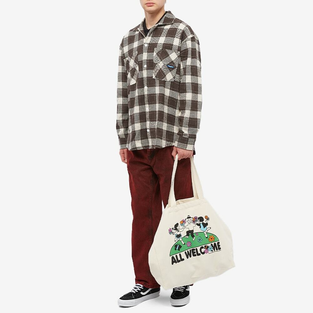 POLAR SKATE CO. BIG BOY FLANNEL SHIRT BROWN 【 ポーラー