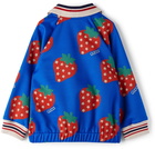 Gucci Baby Blue Strawberry Star Jacket