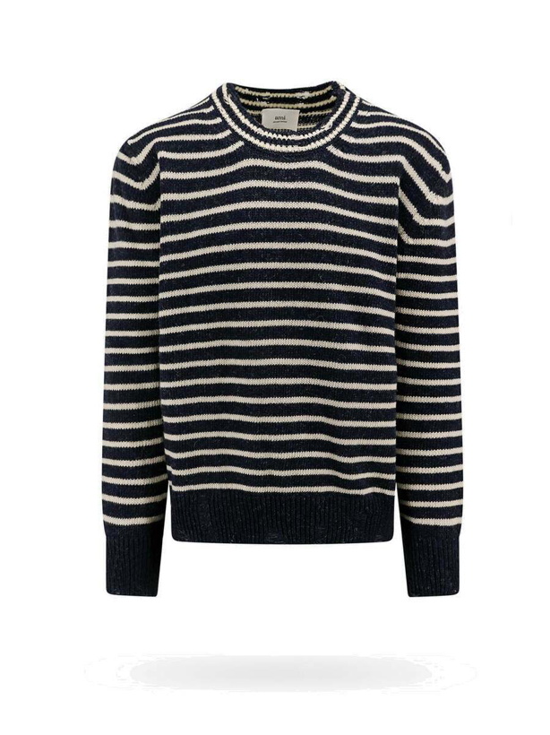 Photo: Ami Paris   Sweater Blue   Mens