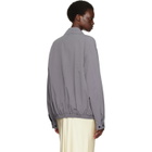 TONYWACK Gray Washed Cotton Lyocell Blouson Jacket