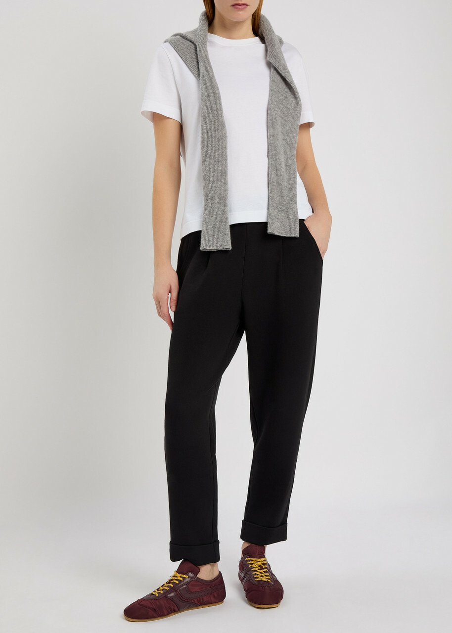 Varley The Rolled Stretch-jersey Sweatpants Black