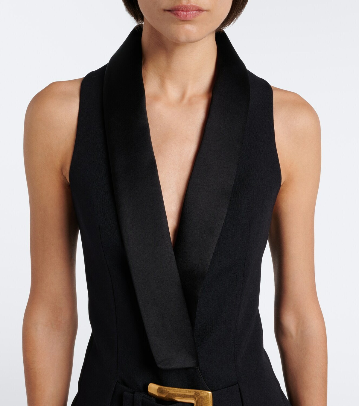 Balmain Virgin wool minidress