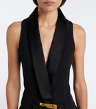 Balmain Virgin wool minidress