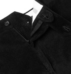 Canali - Black Kei Slim-Fit Cotton-Blend Corduroy Suit Trousers - Black
