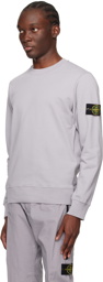 Stone Island Gray Patch Sweatshirt