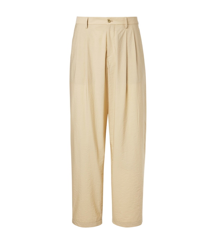 Photo: Giorgio Armani Cotton-blend straight pants
