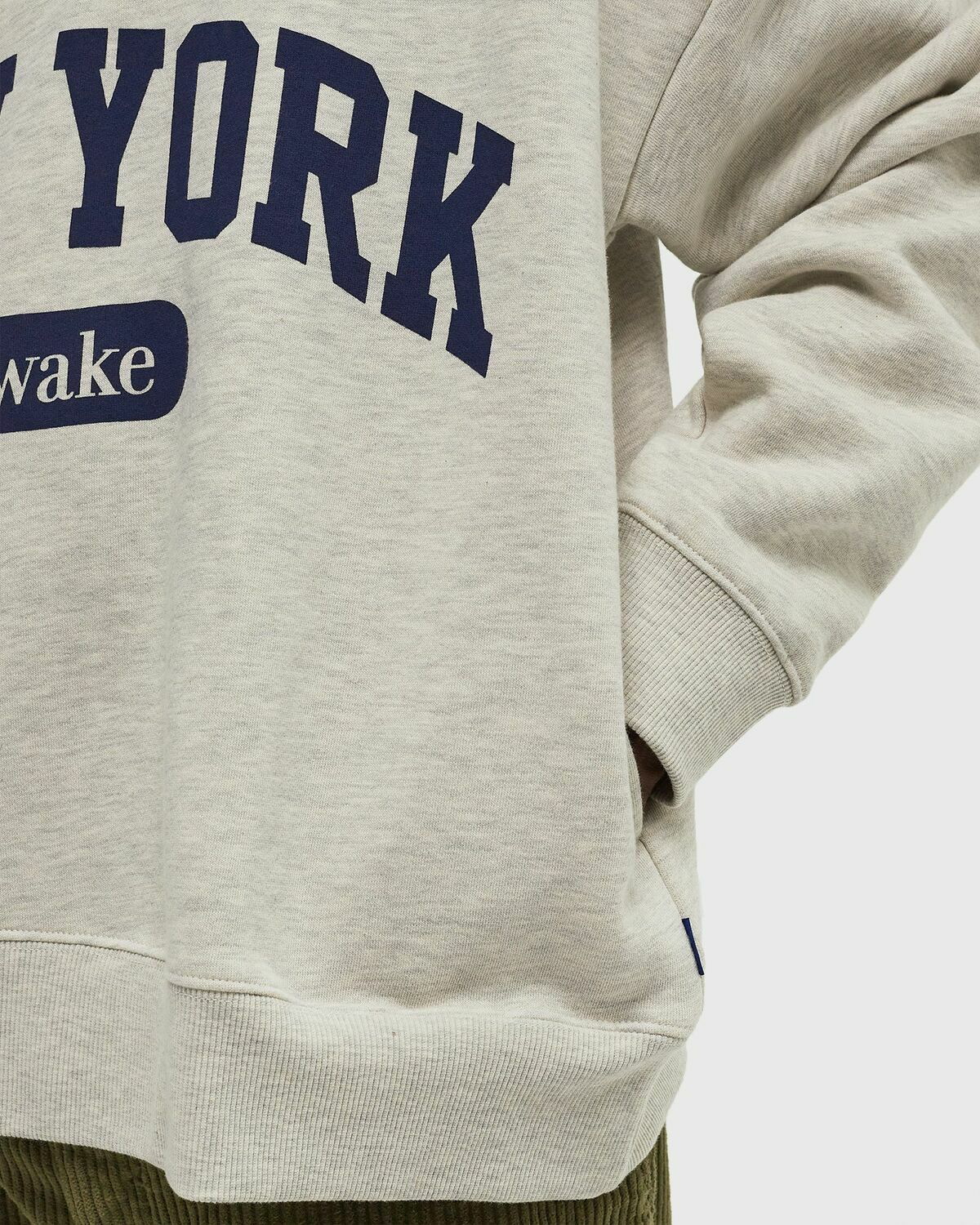 Awake NY ARCH QUARTER ZIP Grey Mens Half-Zip Awake NY