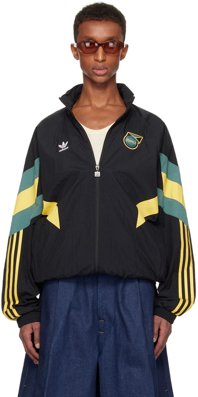 Photo: adidas Originals Black Jamaica Originals Track Jacket