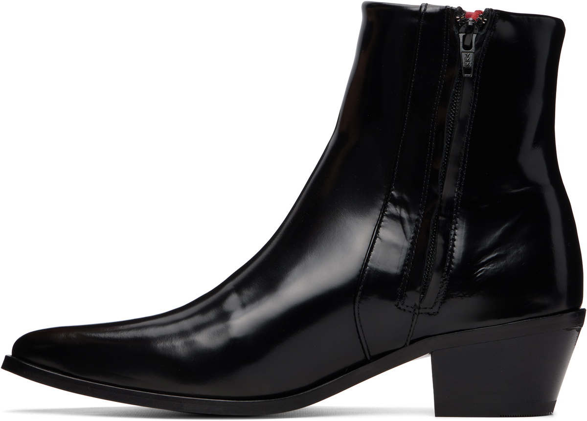 Ernest W. Baker Black 70's Boots