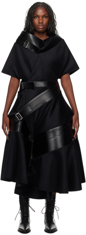 Photo: Junya Watanabe Black Belted Maxi Dress