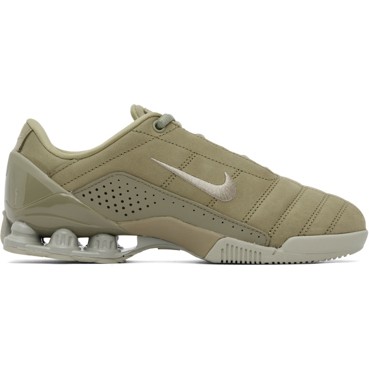 Photo: Nike Khaki Total 90 Shox Magia Sneakers