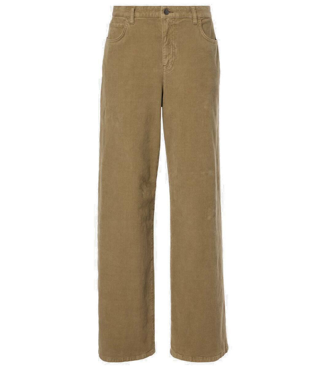 The Row Eglitta cotton corduroy wide-leg pants The Row