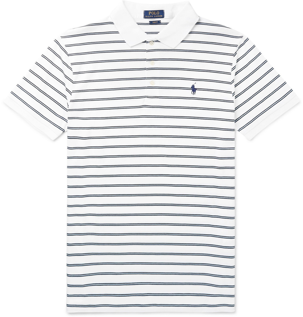 Black and white striped ralph hot sale lauren shirt