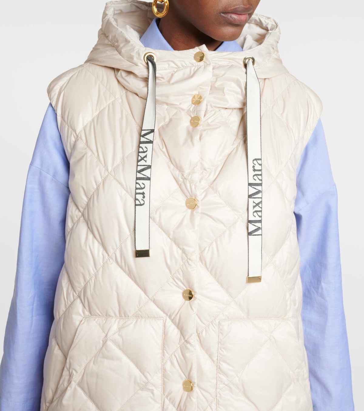 【関税込・国内発送】MAX MARA THE CUBE Jsoft Down Vest Max Mara - The Cube Jsoft reversible down vest Max Mara