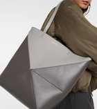 Loewe Puzzle Fold leather tote bag