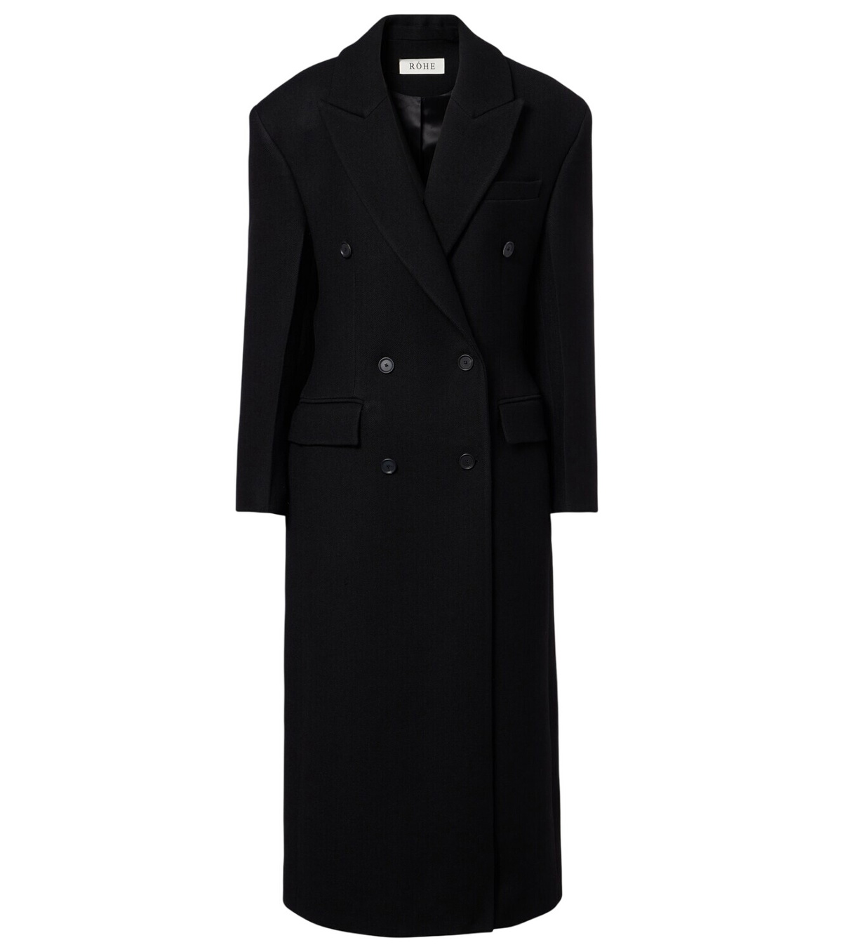 Róhe Suede wrap coat Róhe