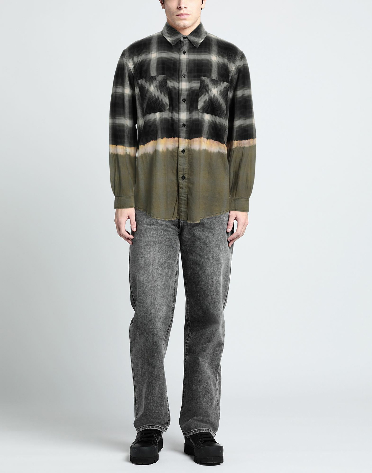 Amiri Mens Shirt Military in Green