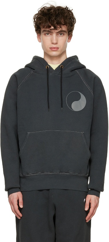 Photo: Our Legacy SSENSE Exclusive Black Our Legacy WORKSHOP Yin Yang Hoodie