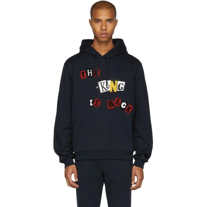 Photo: Dolce and Gabbana Black The King Is Back Hoodie