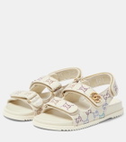 Gucci GG crystal-embellished sandals