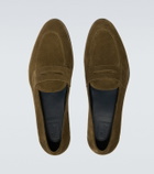 Brioni Suede penny loafers
